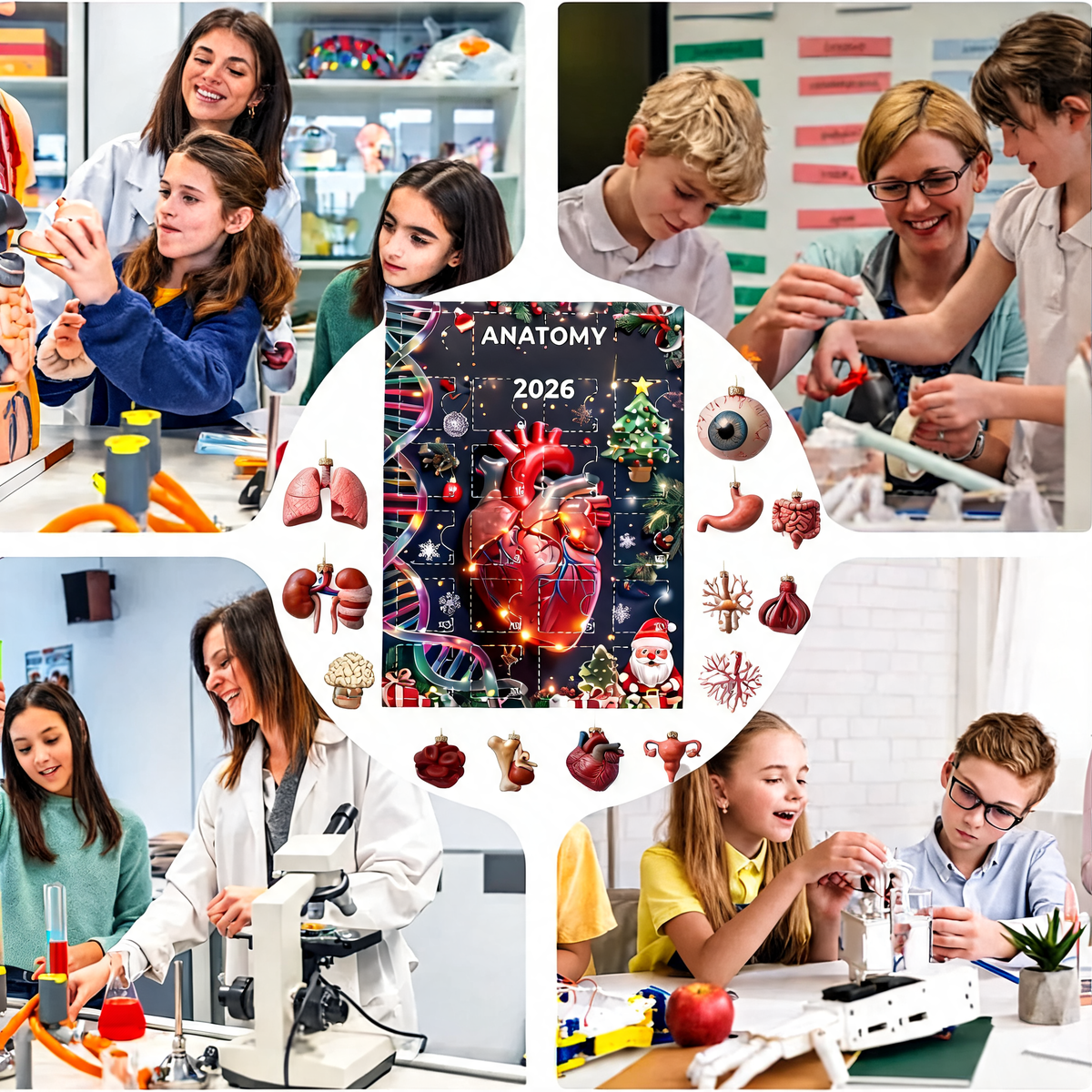 Calendario de Adviento de Anatomía
